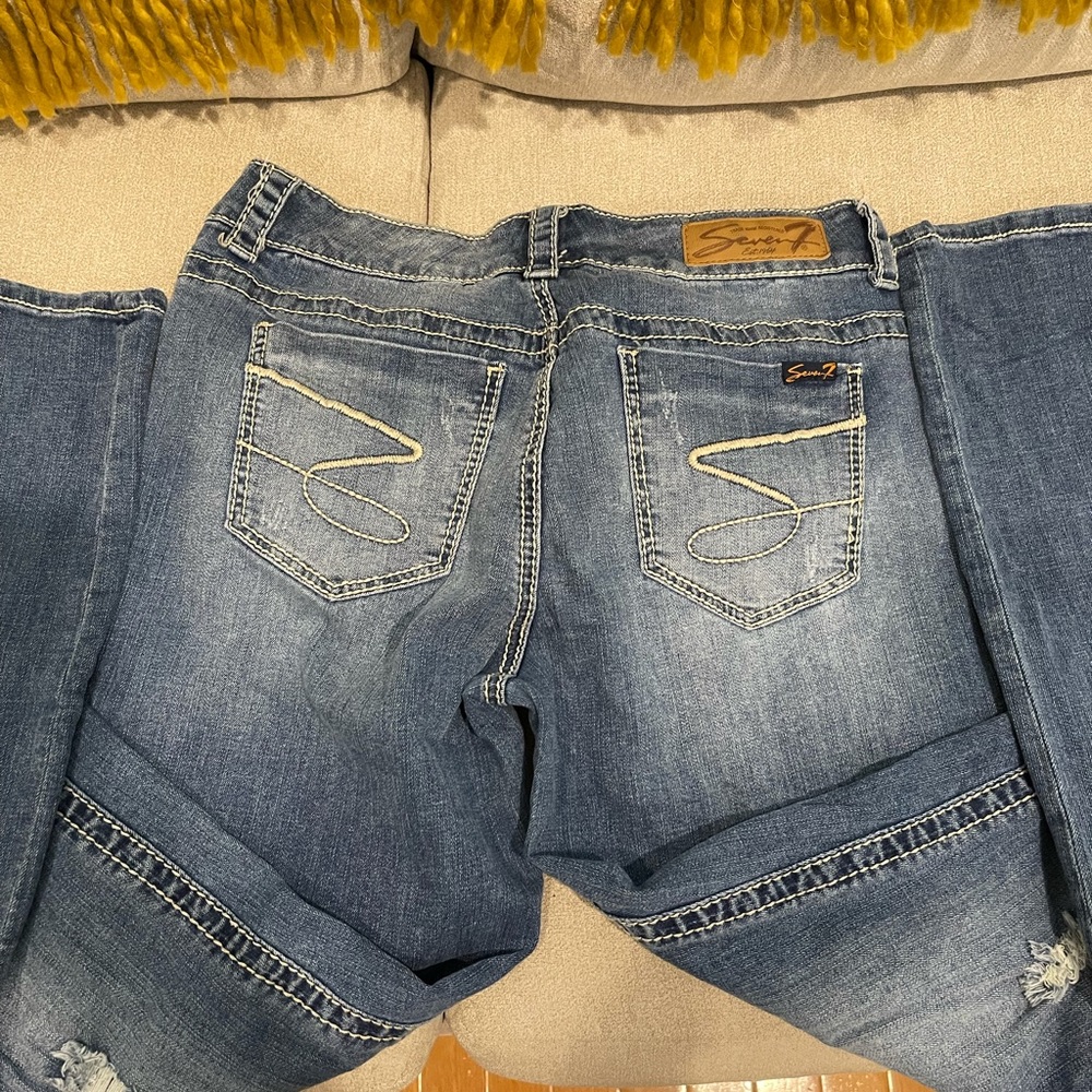Seven jeans size 10 straight slim fit